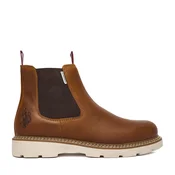 Gležnjarji Chelsea U.S. Polo Assn. EO-PATRIZ002M/ELE1 Rjava