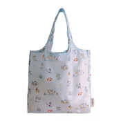 Cath Kidston Nakupovalna torba Cath Kidston bež/svetlo modra/rdeča/črna