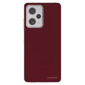 Silikonski prozorni ovitek za Xiaomi Redmi Note 12 Pro+ 5G - Burgundy red
