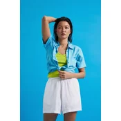 Marisse Womens Shorts L-Sh-4312 White