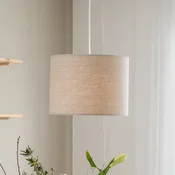 PR Home obesek Sara, naravno bež, O 35 cm, laneni tekstil - Dnevna soba/jedilnica - naravna bež barva - Tkanine/tekstil
