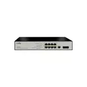 Cudy GS2008PS2 mrežno stikalo Upravljano L2 Gigabit Ethernet (10/100/1000) Power over Ethernet (PoE) Črna