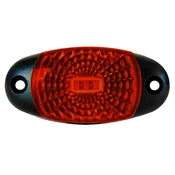shumee Rdeča LED pozicijska svetilka z 2x0,75 mm2 kablom 12V 24V - FT-025 C LED