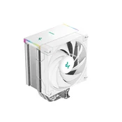 Hladilnik za procesor DeepCool AK500S DIGITAL SE WH, 120mm, ARGB, LCD, bel - R-AK500S-WHADMN-GJD