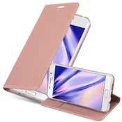 Cadorabo CADORABO Samsung Galaxy A3 2016 v klasična rožnata zlata - Zaščitni ovitek z magnetnim zapiranjem, stoječo funkcijo in režo za kartice, (20562173)