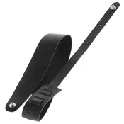 GEWA Premium 70 usnjen pas za kitaro Black Punctured s Strap-lock sistemom