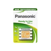 PANASONIC baterije HHR-4MVE/4BC, 750mAh, punj. Ready to use
