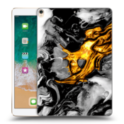 Crna silikonska maskica za Apple iPad Pro 10.5 2017 (2. gen) - Black Gold 2