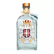 Poklon set Flaša Srbija i ukrasna kutija, 700 ml, Zlatne boje