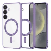 Ovitek Techsuit Luxury Crystal MagSafe za Samsung Galaxy S24 - light purple