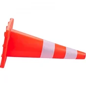 VEVOR Prometni stožec varnostni stožci 28 70x35x35 cm oranžen