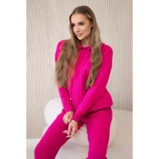Set of sweaters Sweatshirt + Fuchsia trousers
