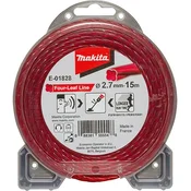 Makita E-01828 najlonska nitka deteljica rdeča, 2,7 mm/15 m