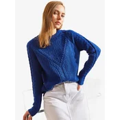 Bianco Lucci Pulover Pullover progasto modra