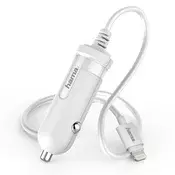 Hama 178303 iPad/iPhone Lightning (MFI) 2.4A bijeli punjač za automobil