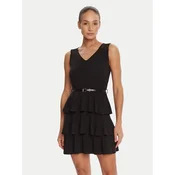 Rinascimento Cocktail obleka CFC0126150003 Črna Regular Fit