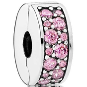 Pandora Svetleč roza posnetek 791817PCZ srebro 925/1000