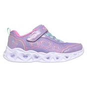 Skechers HEART LIGHTS - BUBBLE LOVE, djecje patike za slobodno vrijeme, ljubicasta 303736LC