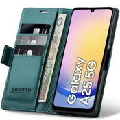Overboard Ovitek za Samsung Galaxy A25 5G, sijoč liči , denarnica s preklopom, zelen