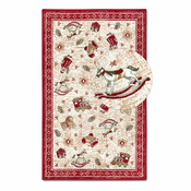 Rdeča preproga z božičnim motivom iz mešanice bombaža 50x80 cm Toys Delight Red Christmas – Villeroy&Boch