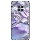 Silikonski črni ovitek za Honor 50 Lite - Iridescent bubbles