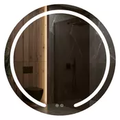 Stensko ogledalo LED 60cm Modern