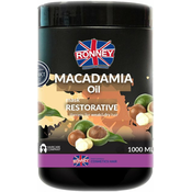 RONNEY Maska za obnavljanje slabe i suve kose MACADAMIA OIL 1000ml
