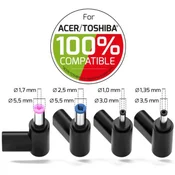 Napajalnik GaN 65W Acer/Toshiba