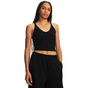 Ženska brezrokavna majica Under Armour Meridian Support Tank Ultimate Black/Ultimate Black S