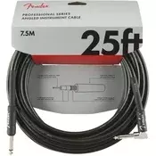 Fender Professional Series 7,5 m Ravni - Kotni Instrumentalni kabel (Kot novo)