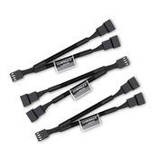Noctua NA-SYC1 chromax.crna - 3x NA-YC1 Y-kabl za 4-pin PWM ventilatore, 11.5cm