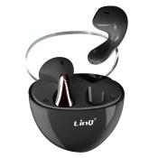 LINQ LinQ, Brezžične slušalke Oblikovanje Goutte Taktilni nadzor, Črna, (5000019267)