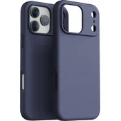 Dviced Silikonska MagSafe maska iPhone 17 Pro Max, plava