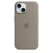 iPhone 15 Silicone Case sa MagSafe-om - Clay