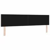Vidaxl Vzglavje Temno rjava 200 cm blago