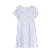 Lindex Spalna srajca azur / svetlo modra / zelena