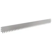 Vidaxl Robovi trave 50 szt. 103 x 10 cm Jeklo Srebrna