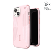 Speck Presidio2 Grip ClickLock & MagSafe Apple iPhone 15 (Nimbus Pink/Dahlia Pink)