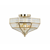 Elstead OLD-PARK-PB - Stropna svetilka OLD PARK 2xE27/60W/230V gold