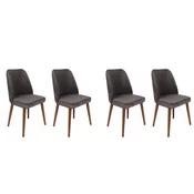Conceptum Hypnose Set 4 trpezarijske stolice Tutku Orah