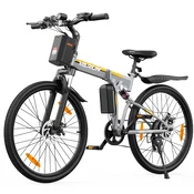 VARUN Zložljivo električno gorsko kolo VARUN M26-3 PRO 26, polnovzmeteno, srebrno in oranžno, (5000255668)