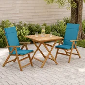 vidaXL 2-delne blazine za visok naslon GEMERT 2 pcs 100% poliester