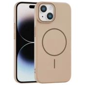 Rigid Silicone MagSafe maska za iPhone 14 Plus – zlatna