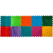 Ortek Masažna ortopedska podloga Puzzle Mix 10 elementov