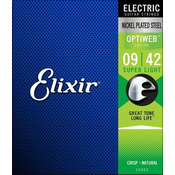 Set strun za električno kitaro Optiweb Super Light Elixir (.009 - .042)