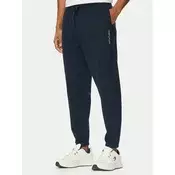 Tommy Jeans Spodnji del trenirke Linear DM0DM23014 Mornarsko modra Regular Fit