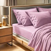 Tonne Rosse - 19 Dusty Rose Ranforce King Fitted Sheet