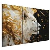 shumee Slika na italijanskem platnu 90 x 60 cm triptih - modernistični slog - živali Slika na italijanskem platnu 120 x 80 cm triptih - modernistični slog - živali