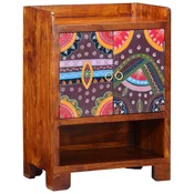 Ormar za cipele Smeda 55 x 35 x 75 cm Cvrsto drvo akacije