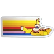 The Beatles Yellow Submarine Coloured Stripes Embossed Magnet